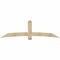 Ekena Millwork Bellingham Rough Sawn Timber Gable Bracket, Douglas Fir, 96"W x 28"H x 6"D x 6"F, 7/12 Pitch GBW096X28X0606BEL00RDF - alternate 1